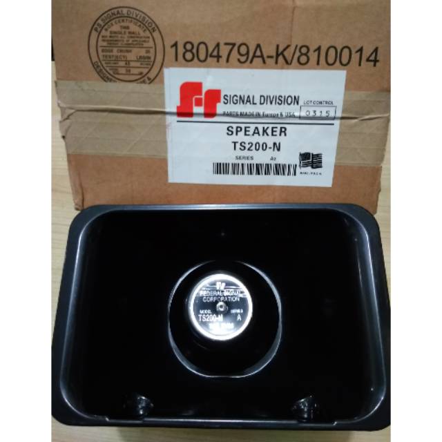 Sirine FEDERAL SIGNAL TS200-N 11 Tone Police Talking Siren with Module AD920