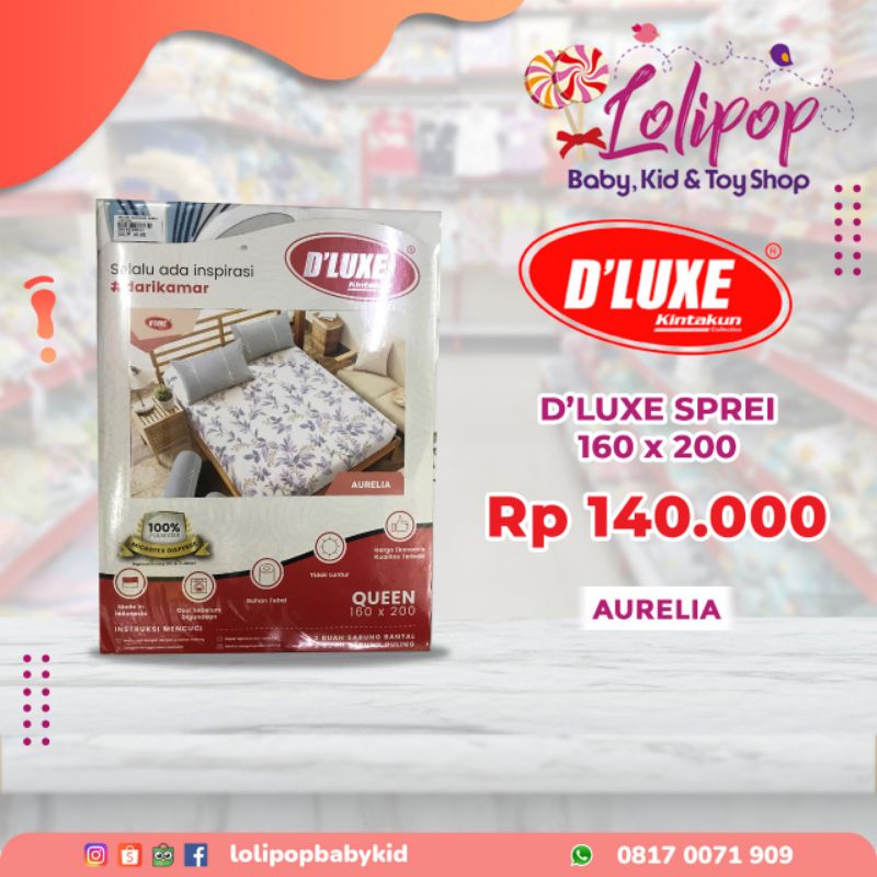 D'luxe Kintakun Sprei 160 x 200