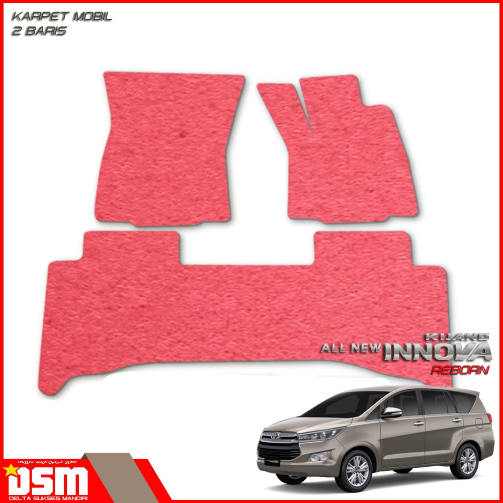 Karpet Mobil All New Toyota Kijang Innova - 2 BARIS / Karpet Mie Reborn / Aksesoris Mobil /DSM