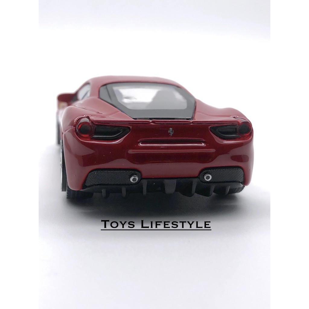 Bburago Diecast - Ferrari 488 GTB Skala 1:43 (Ferrari Series)