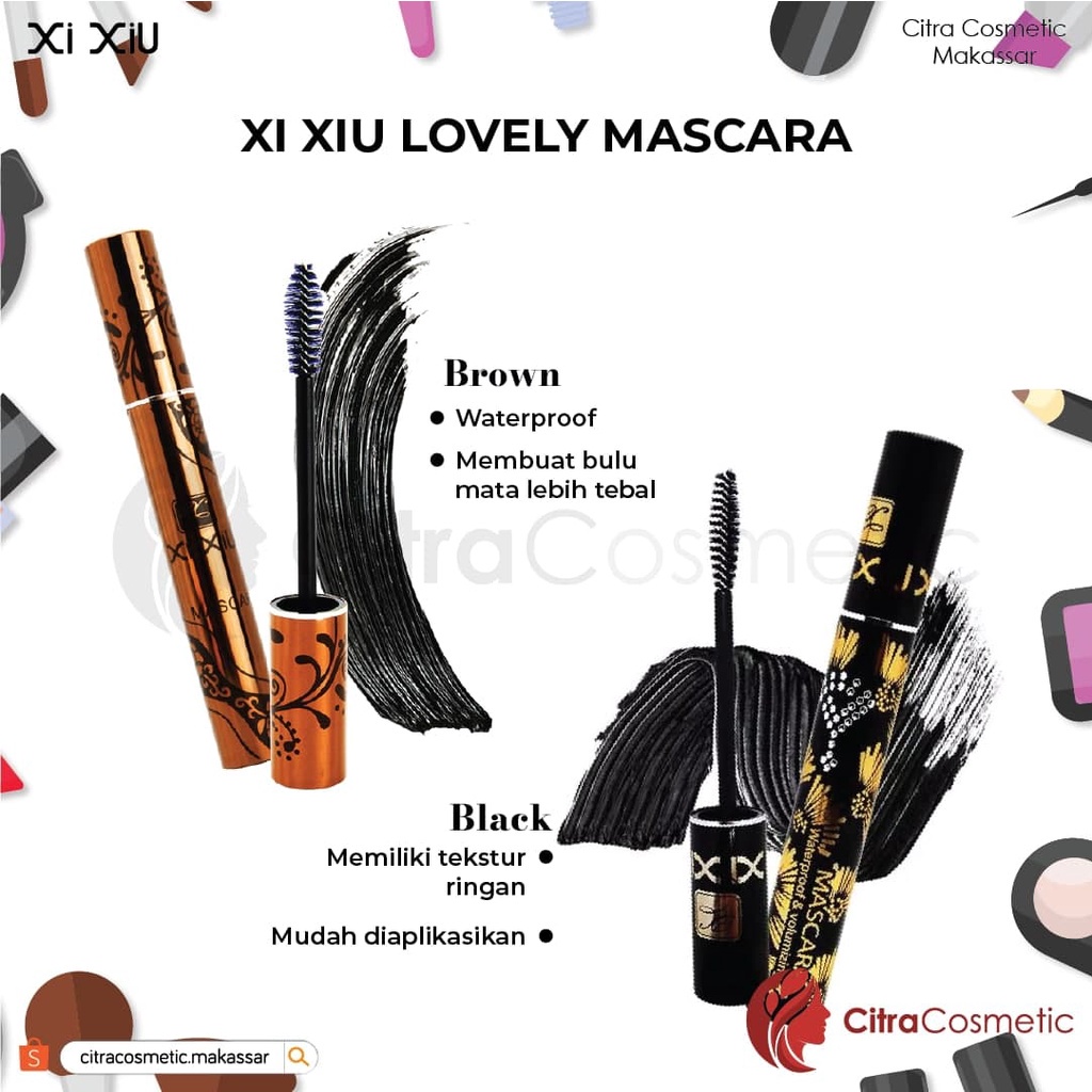 Xi Xiu Mascara Series Casing Brown | Black