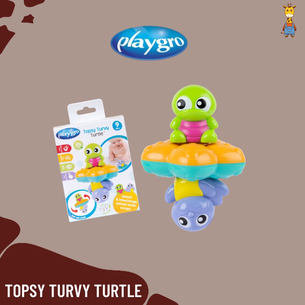 Playgro Topsy Turvy Turtle