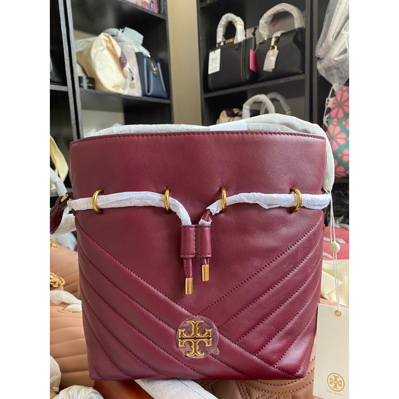 [Ready Stock] New TB ”KIRA CHEVRON MINI BUCKET BAG”