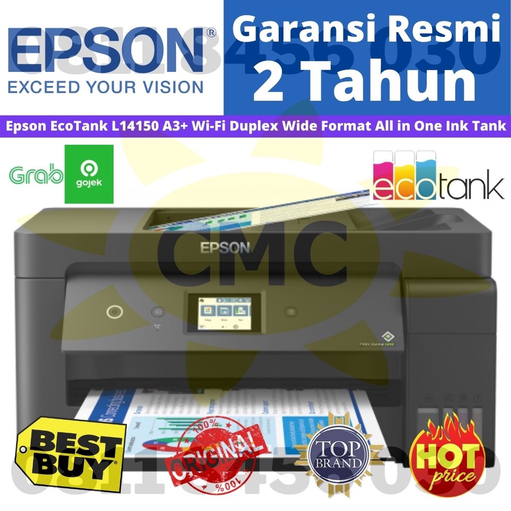 Printer Epson All in One L14150 A3+ Print Scan Copy WiFi Duplex ADF