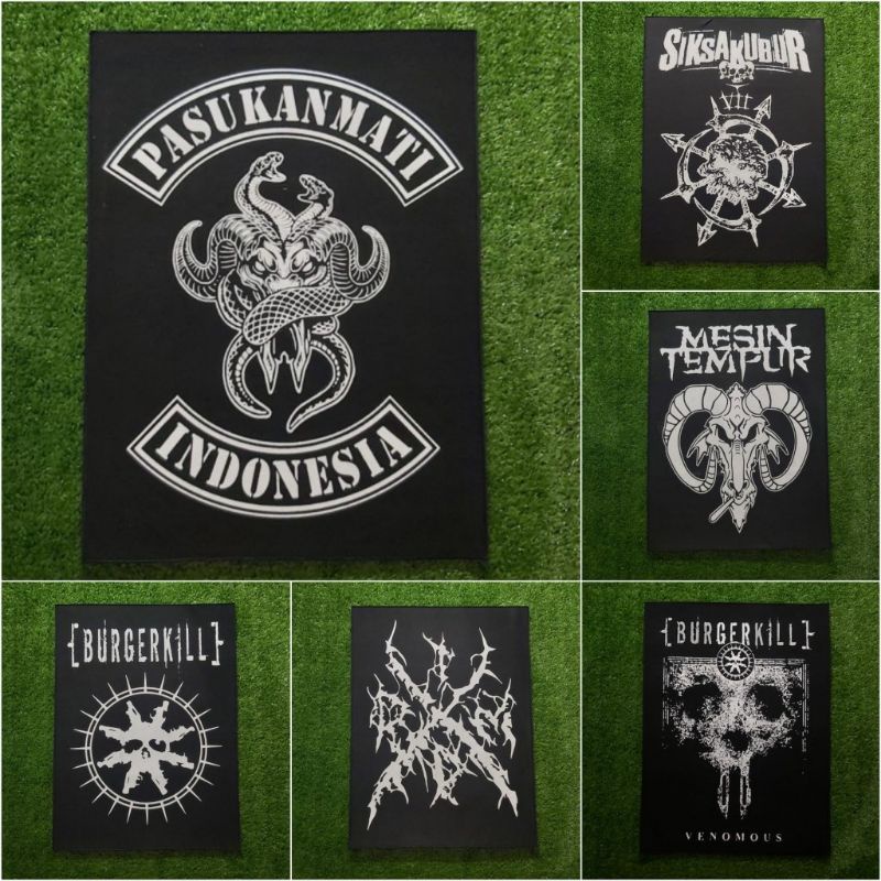 EMBLEM BAND PUNK BISA PILIH / STOCK LIMIT BACKPACTH PACTH BAND PACTH SABLOM EMBLEM PUNK EMBLEM BAND