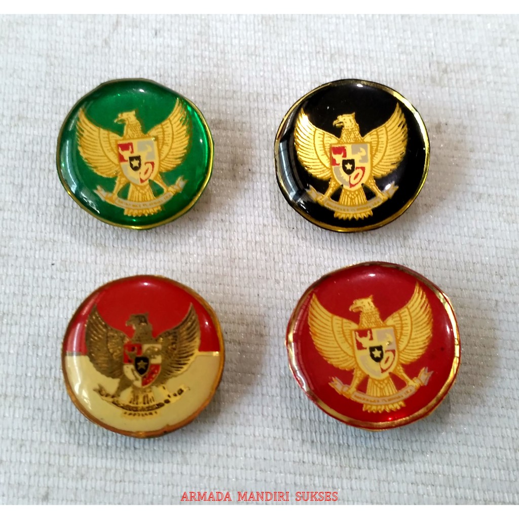 Pin Garuda Bulat