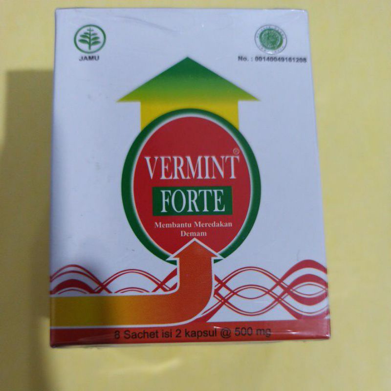 vermint forte kapsul cacing obat demam tipus
