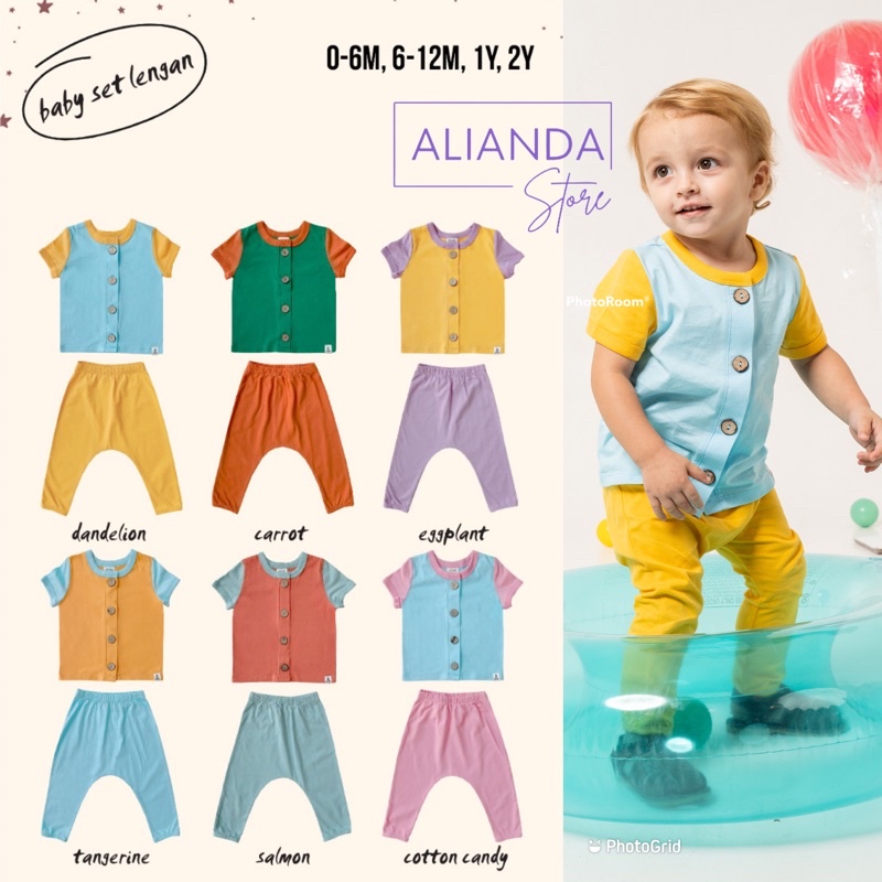 

CUCI GUDANG - Bohopanna - Baby Set Lengan - Baju Tidur Anak - Piyama Anak - Setelan Anak - FREE KERTAS KADO & KARTU UCAPAN