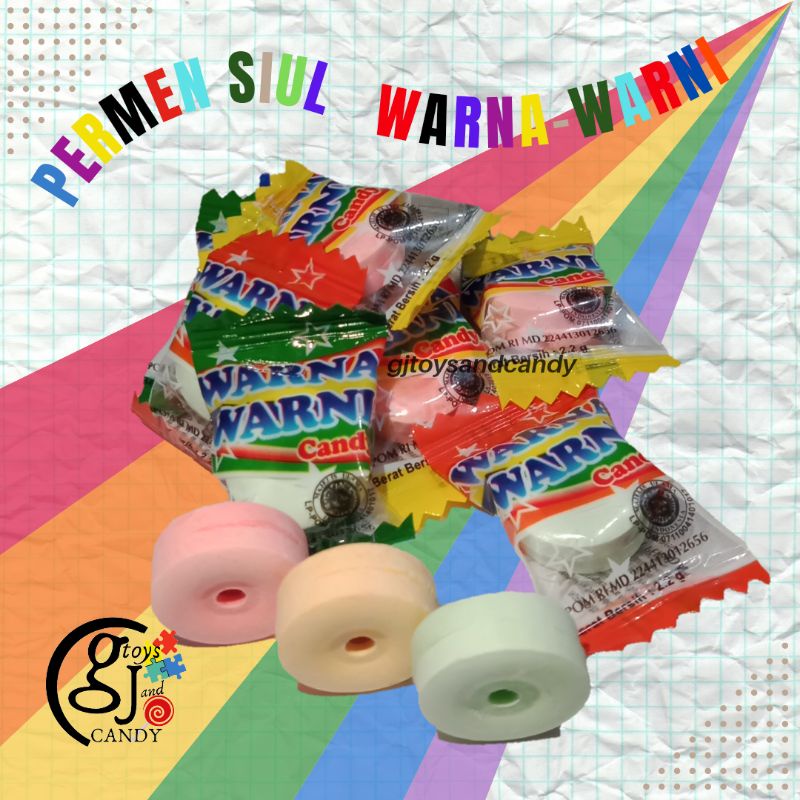 PERMEN WARNA WARNI PERMEN JADUL PERMEN SIUL