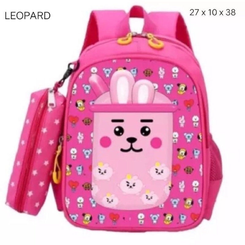 tas ransel anak 2in1 tas sekolah anak perempuan tas boba tas ransel 2in1 tas ransel anak TK SD PAUD