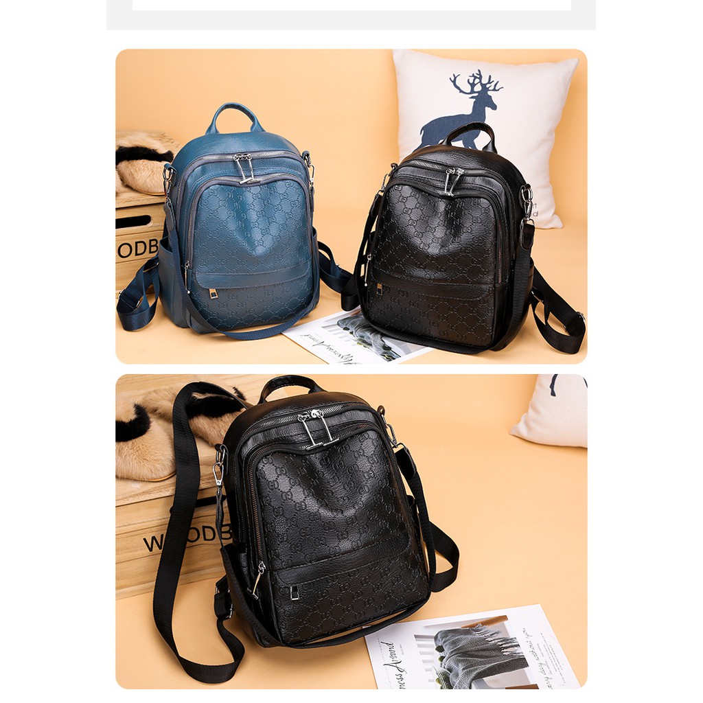 JX 804 Tas Ransel Wanita Waterproof - Tas Import Kualitas Premium - Bahan Tebal dan Kuat