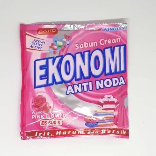 Sabun Cream Ekonomi PINK FLOWER ES 500 K | Sabun Krim Colek PINK ES500K