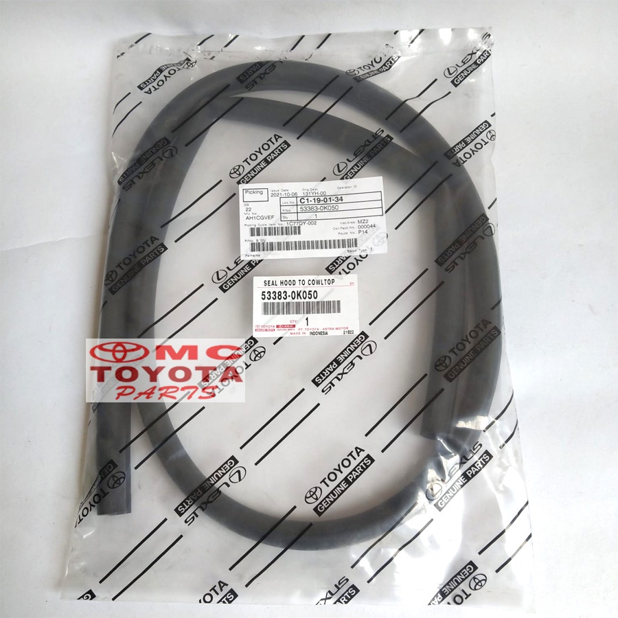 Karet Cowl Cup Kap Mesin Toyota Kijang Innova 53383-0K050