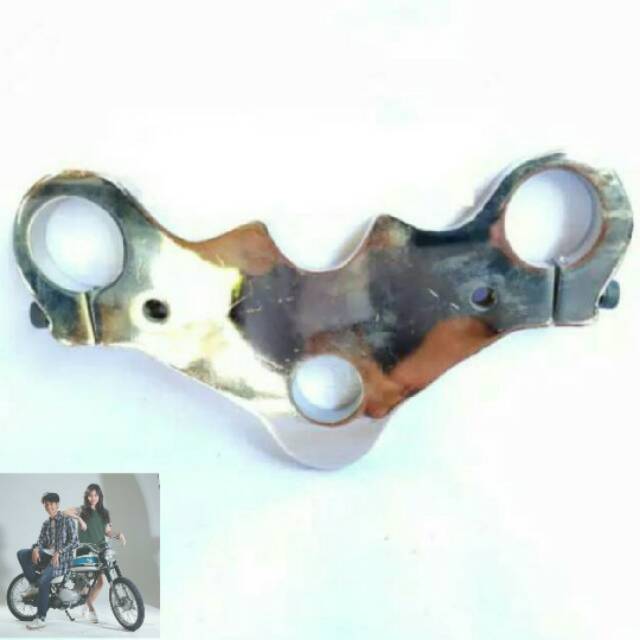 SGITIGA T ATAS FINISHING CHROME/Segitiga T atas rgr rg rj pnp cb gl mp tiger bahan besi tebal