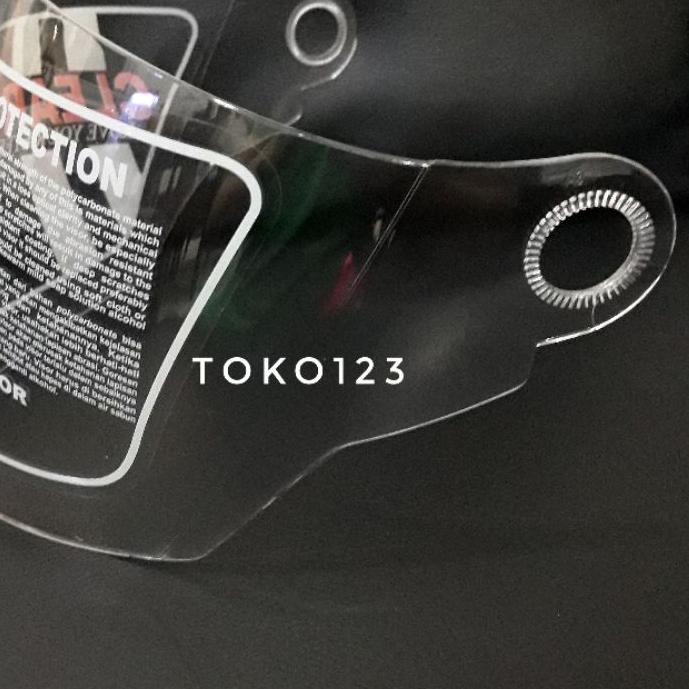 Stok Baru Kaca helm CLEAR untuk helm JPX Supreme / JPX Z Blast / JPR / JP5 / JP7