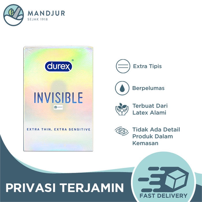Paling Mahal Kondom Durex Invisible - Isi 20
