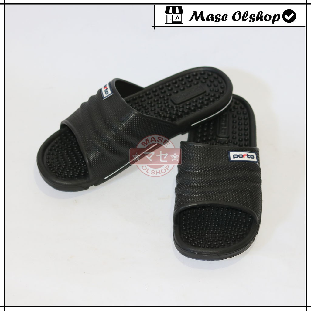 Sandal Slop Pria Sandal Karet Porto 1039M