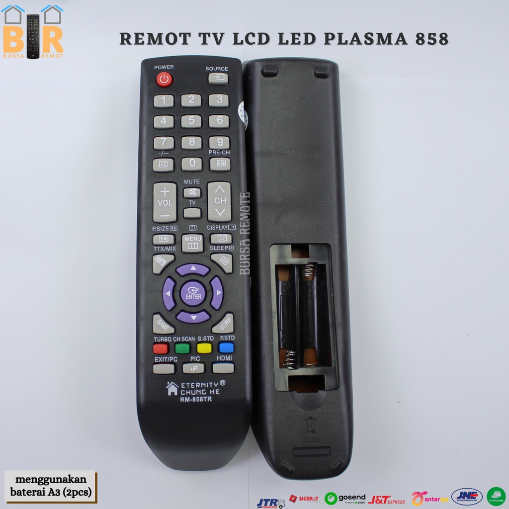 Remot Remote TV SAMSUNG TABUNG LCD LED Rm 858 ECER dan GROSIR