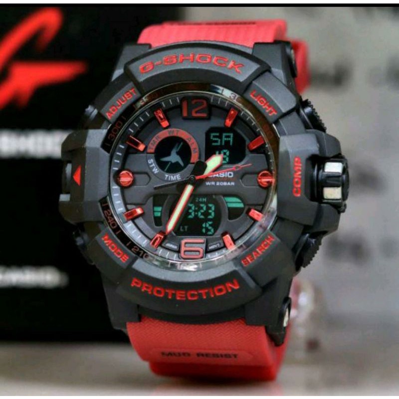 Jam Tangan GA201_G_Shock_Sport_Jam Tangan Pria Anti Air Jam Tangan_G_Shock_GA201 Rubber Strap