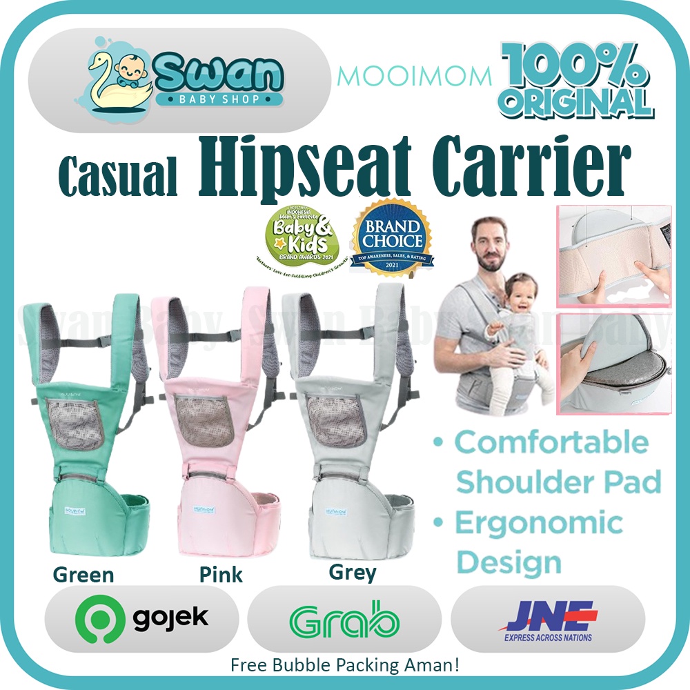 Mooimom Casual Hipseat Carrier / Gendongan Bayi