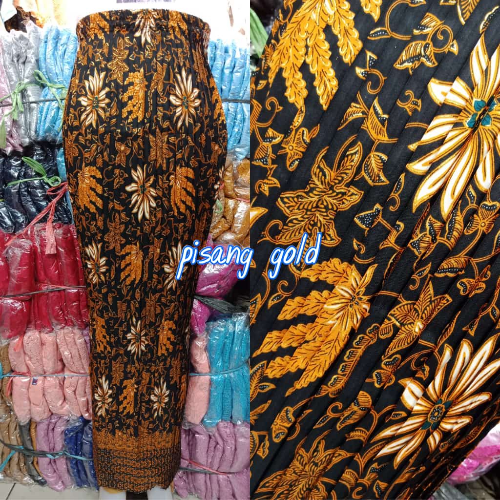 Terlengkap] Rok Plisket Batik - Original / Bawahan Kebaya / Rok Songket Prisket