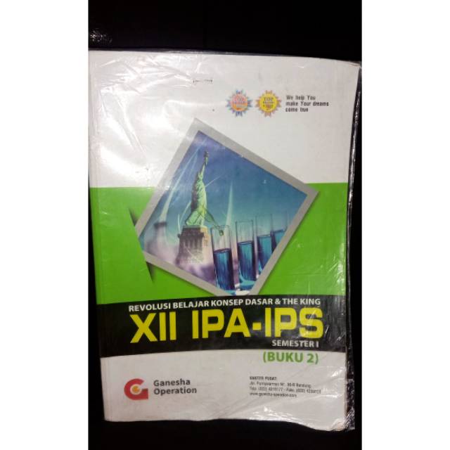 PRELOVED Revolusi Belajar Konsep Dasar & The King XII IPA-IPS By Ganesha Operation