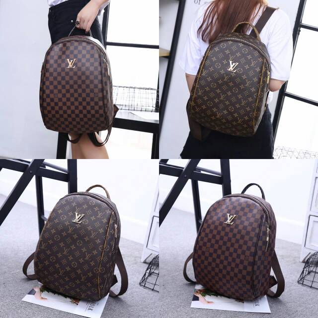 Ransel Lv Louis Vuitton Gardenly.....
Kode F2233#
Bahan Pvc waterproof 
Dalaman kain merah