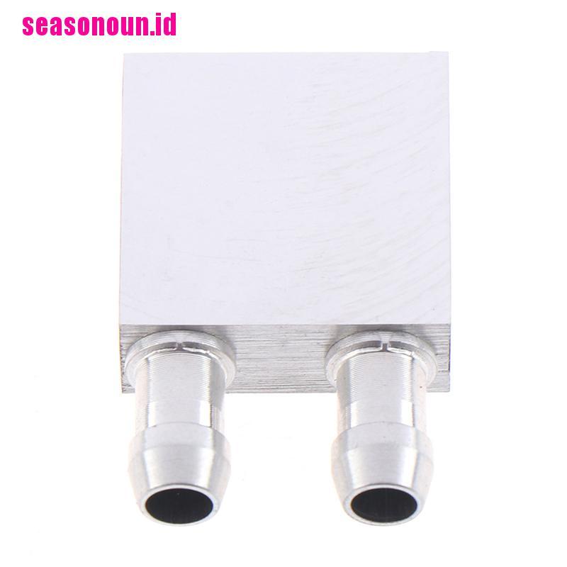 【seasonoun】Aluminium Water Cooling Heatsink Block Waterblock Liquid Cooler For