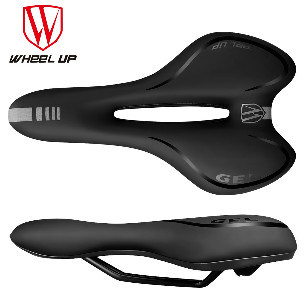 Wheel Up Gel Breathable Soft Bicycle Saddle Pvc Leather Road Mtb