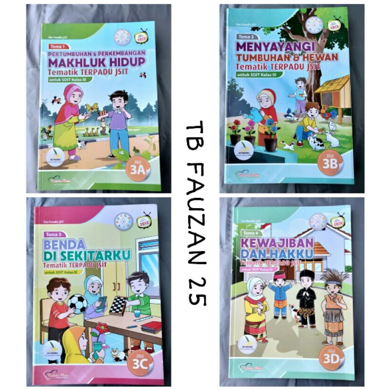 Tematik JSIT Kelas 3 SD A,B,C,D Pustaka Mulia