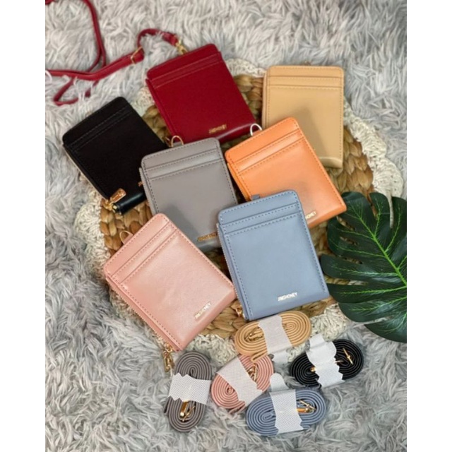 CASSANDRA WALLET DOMPET KARTU LANYARD WANITA JIMSHONEY SIMPLE