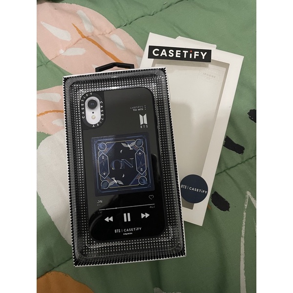 PRELOVED CASETIFY X BTS ON IPHONE XR OFFICIAL