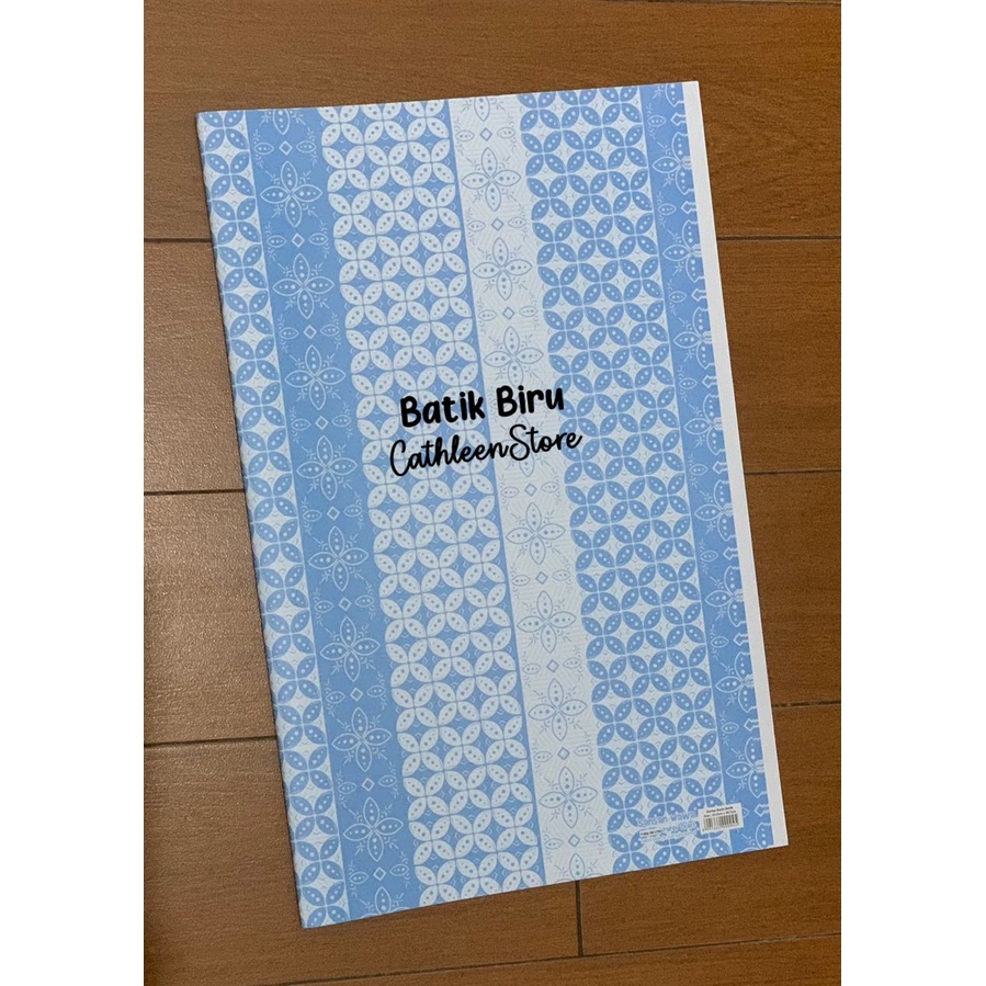 Kertas kado sansa wawa/sanwa BATIK BIRU SW5798