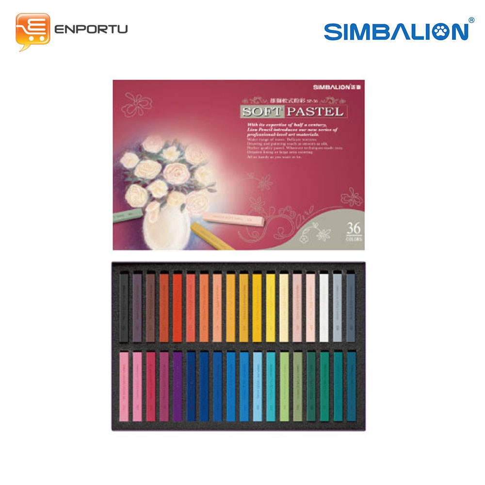 

Simbalion Soft Pastel 36 Warna SP-36 / Hair Chalk