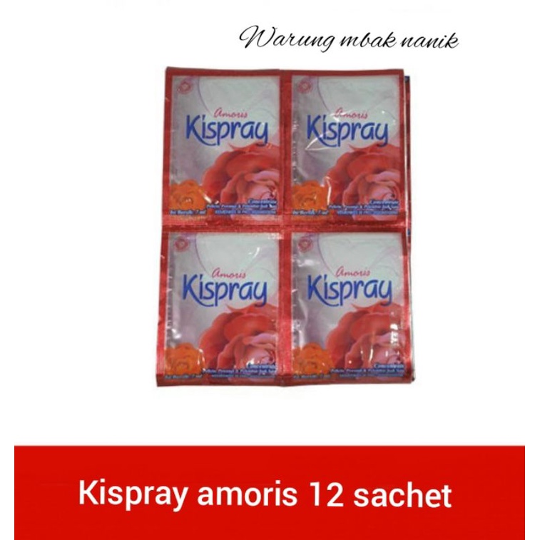 Kispray amoris Sachet 1Lusin isi12 pcs