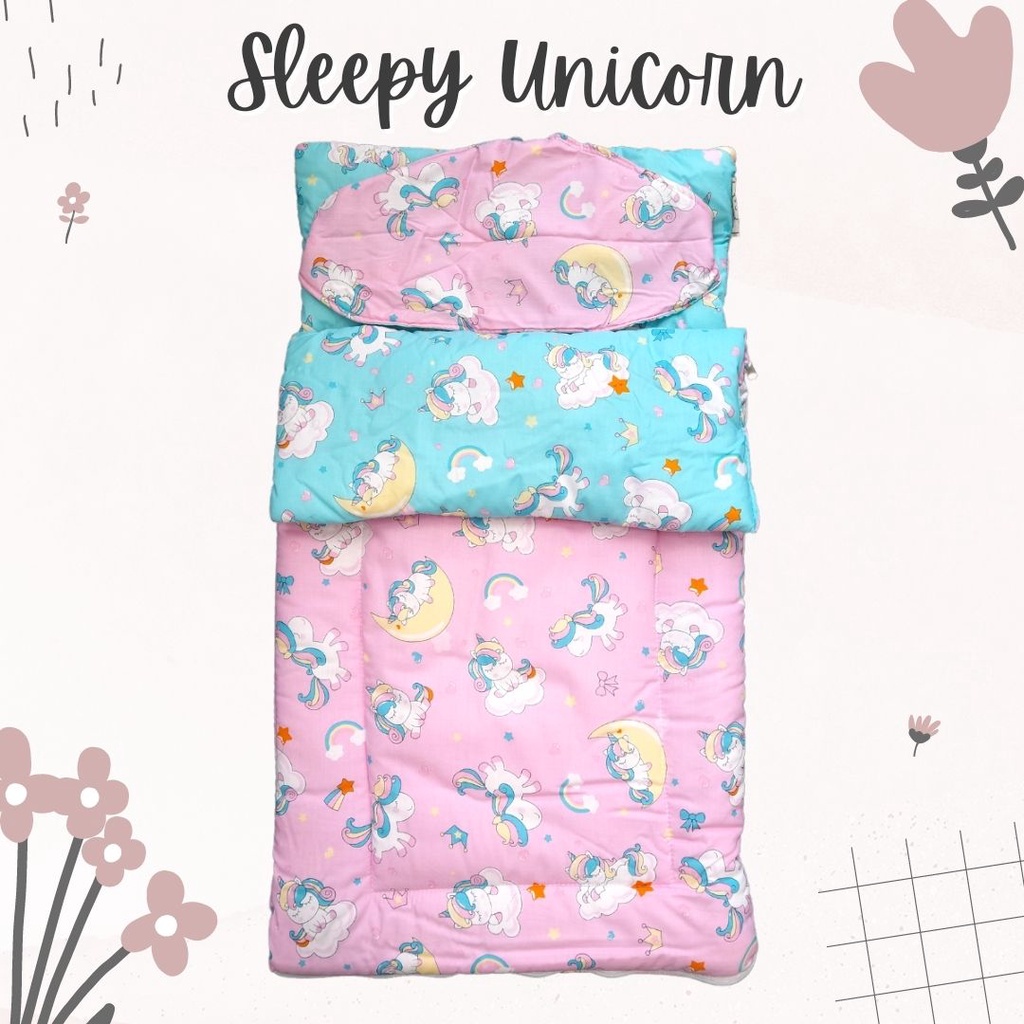 SLEEPING BAG Bayi SAJA MULTIFUNGSI  Selimut bc akachan guling bedset