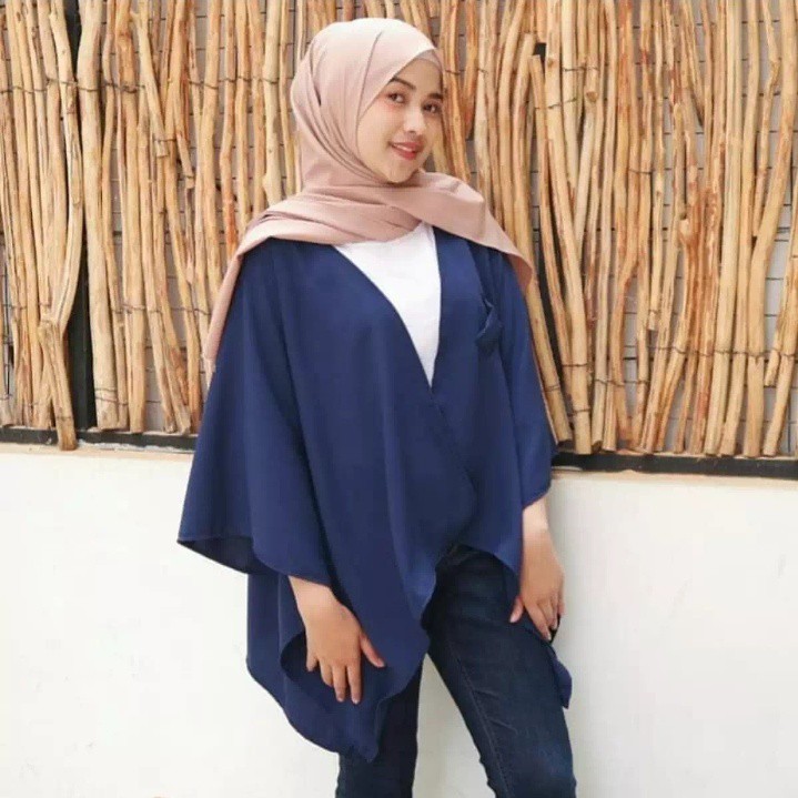 Baju Atasan Irish Outer Cardigan Moscrepe