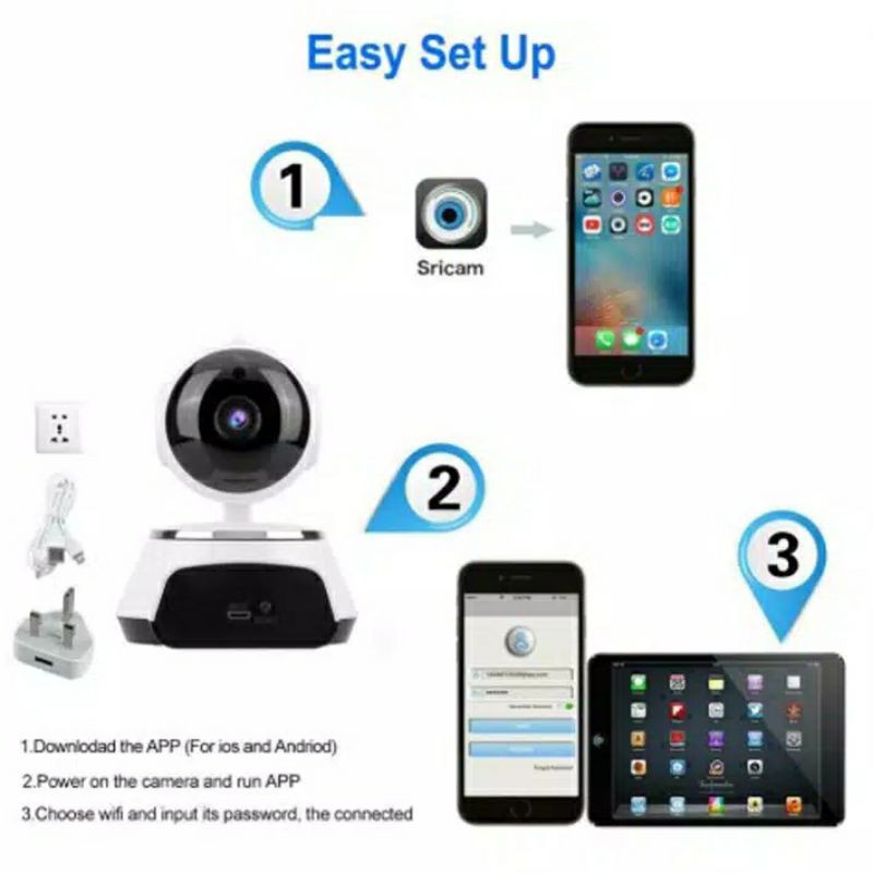 ip camera CCTV Wifi Wireless V380 Monitor Baby