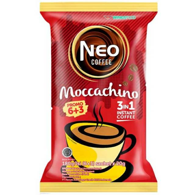 

Neo Coffee Moccachino 3in1 Instan Coffee 6 x 20g