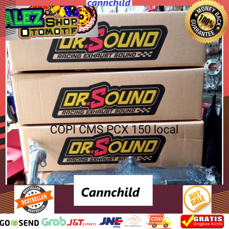 Knalpot copy/copi CMS dr sound suara jos untuk motor pcx 150 [Termurah Produk Original]