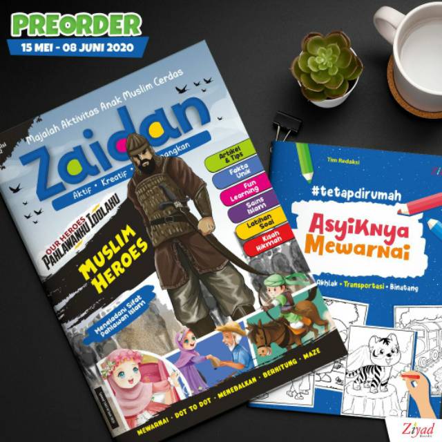 Majalah anak Zaidan buku anak muslim