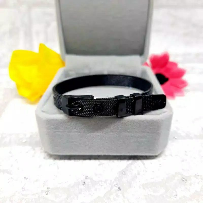 Fourfashion Gelang Titanium Rantai Pandora Modern Untuk Isi Emas