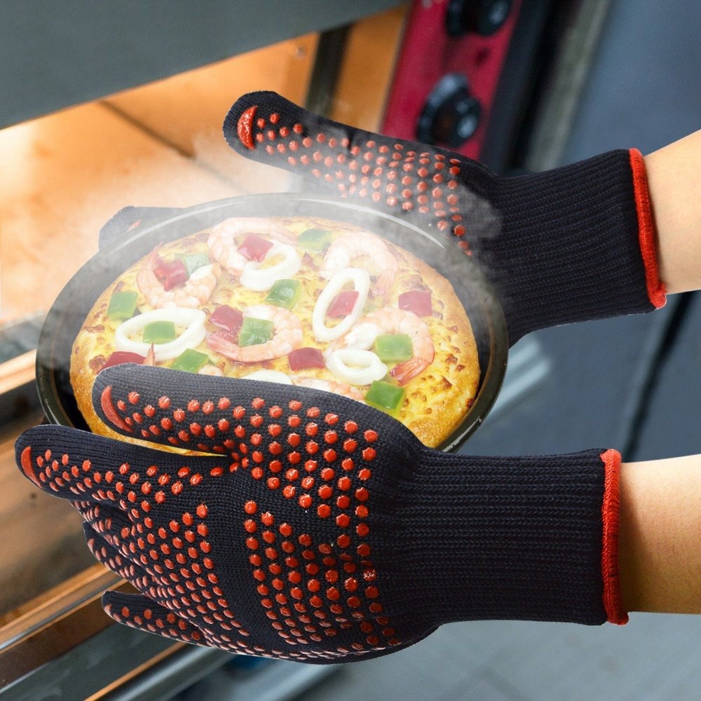 BISA COD Sarung Tangan Anti Pisau Dan Anti Panas Heat Resistant Oven Gloves