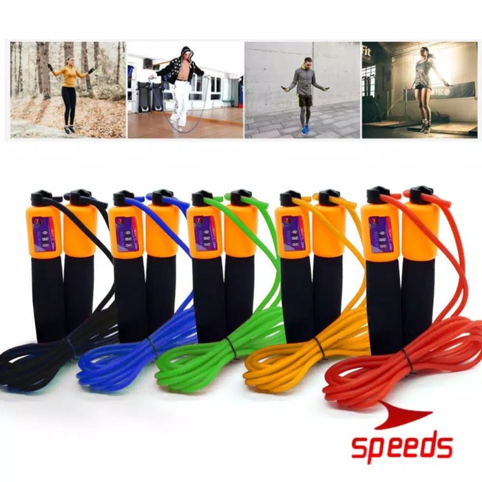 Jump Rope Skipping Soft Handle with Counter / Tali skiping-5