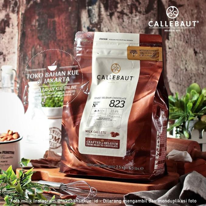 

Callebaut 823 MILK Couverture Chocolate 500gr Cokelat 33,6% Coklat