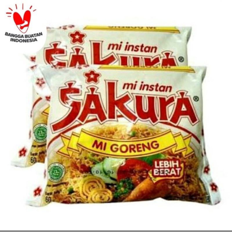 Mi SAKURA GORENG 60gr satu pcs MURAH