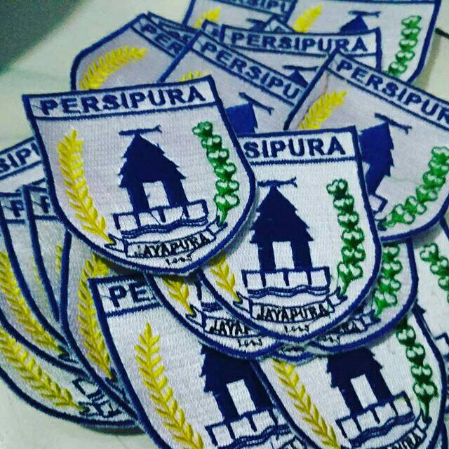 Emblem patch bordir persipura jayapura