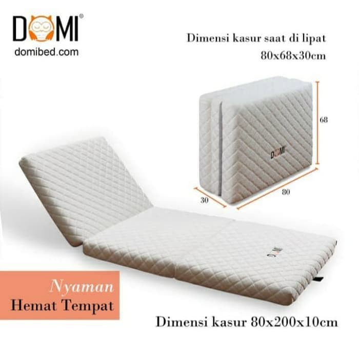 80cmx200cmx10cm Kasur Busa Lipat Tiga Mattress Domi Trifold