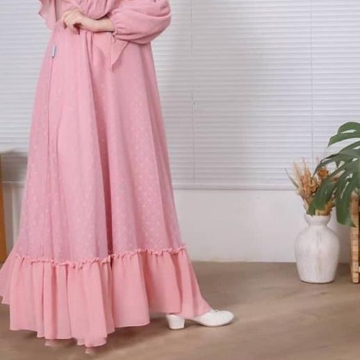 ☛ Gamis Brukat Anak Perempuan Umur 9 10 11 12 13 14 15 Tahun Selena Kids Gamis Syari Set Hijab Anak 