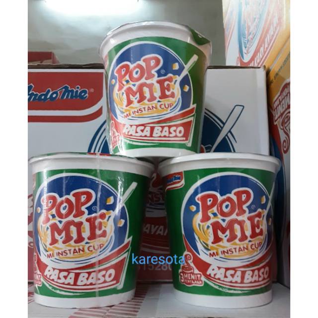 POP MIE mi instan cup Rasa bakso